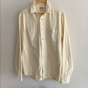 NEW Faherty Soft Organic Cotton White Shirt